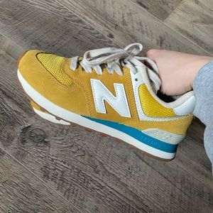 Yellow 574 New Balances